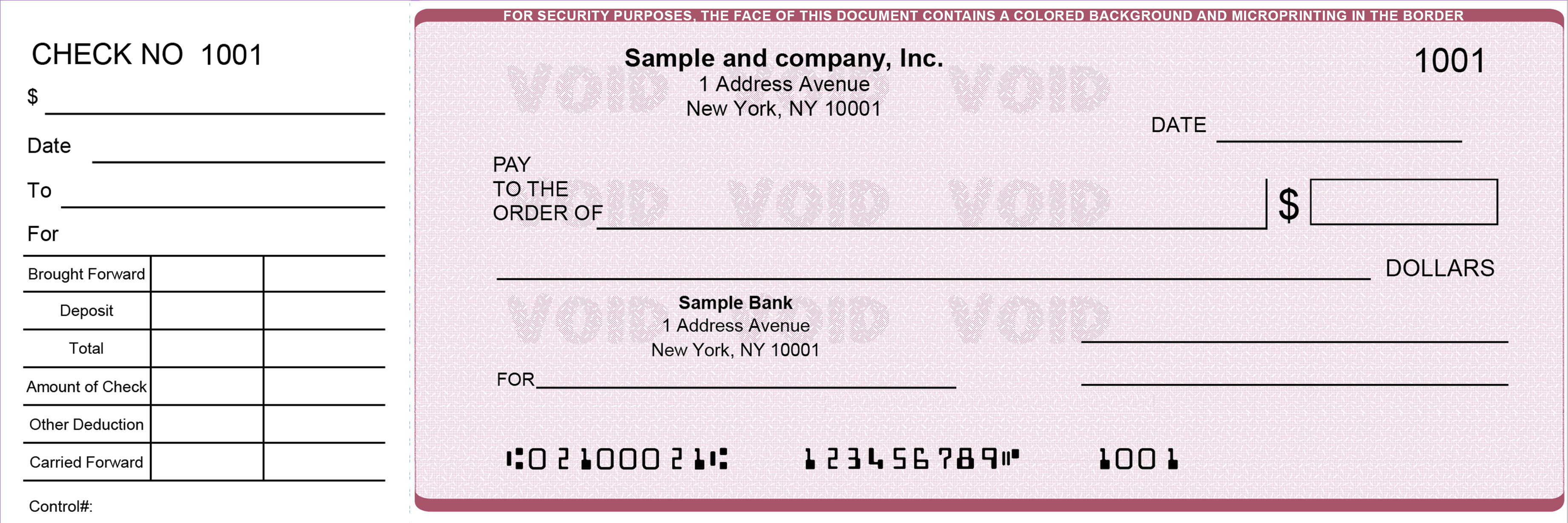 printed personal checks quickbooks online